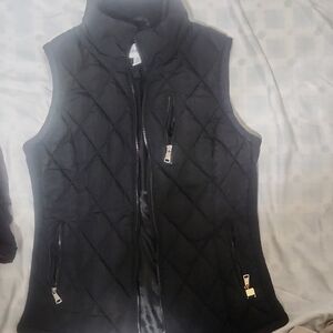 Calvin Klein Black Quilted Vest